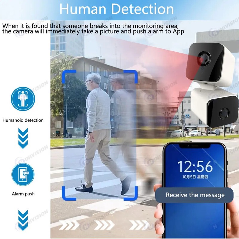 8MP Smart Cam PTZ Control Camera 360 Degree Motion Tracking Color Night Vision gallery