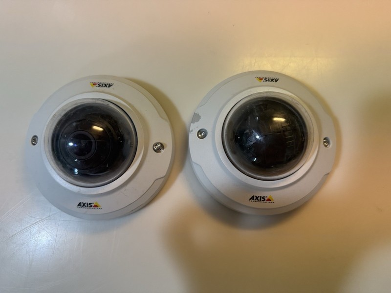 Lot of 2 Axis M3045-V Series Indoor Mini Dome Network Cameras No Cable Used gallery