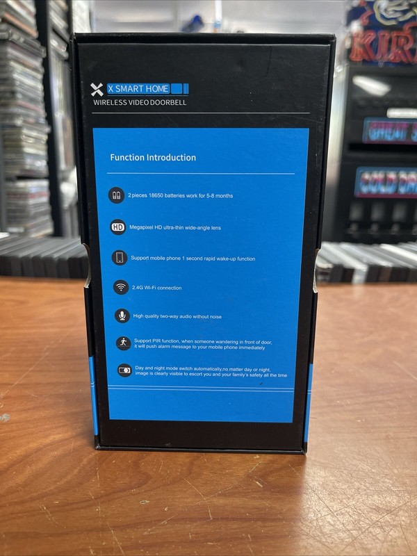 X Smart Home Wireless Visual Monitoring Doorbell Mobile Phone Remote New Sealed gallery
