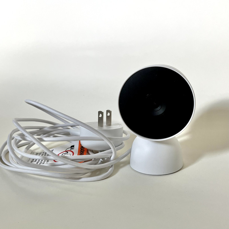 Google indoor Nest Security Cam 1080p (Wired) – 2nd Generation – Snow
