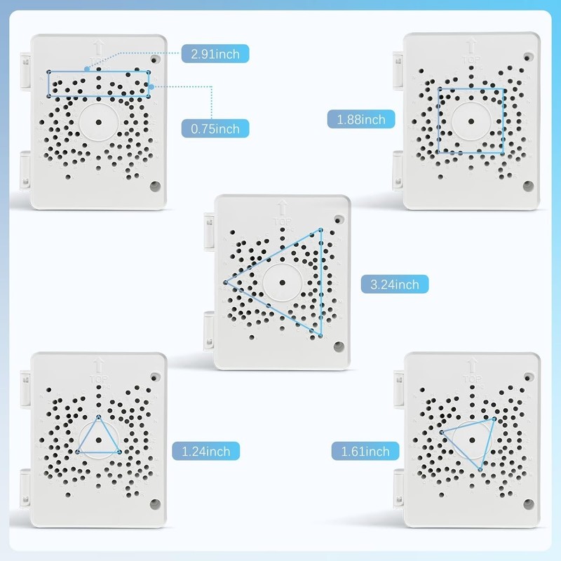 Compact Waterproof Junction Box for CCTV - Perfect for PTZ Camera Protection gallery