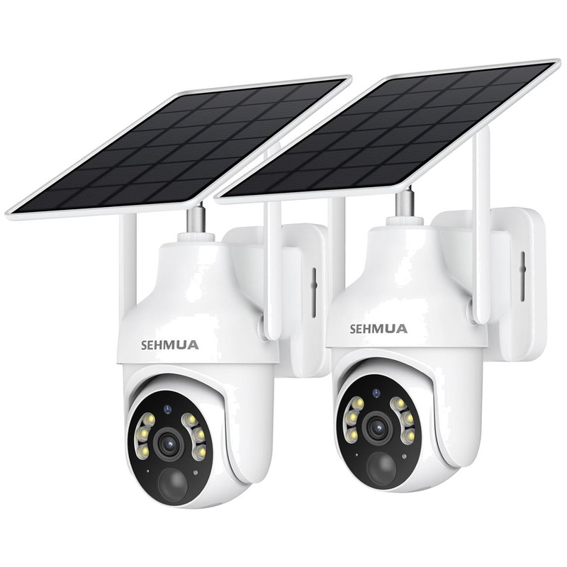 Full HD Solar Security Camera with Color Night Vision