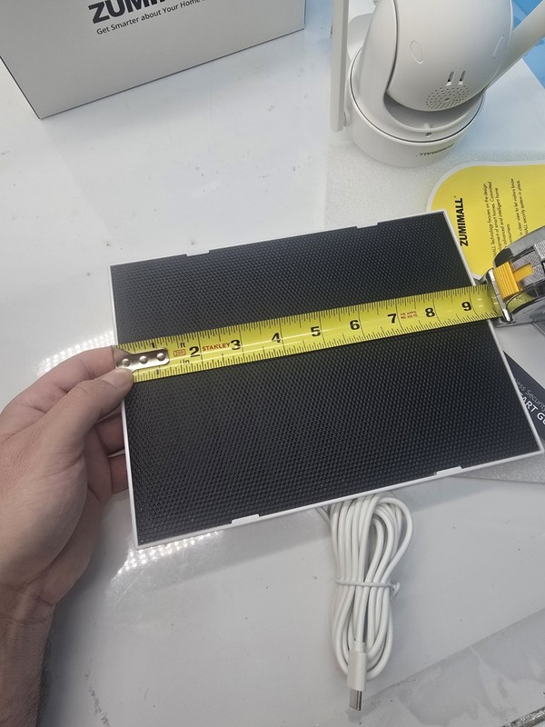 ZUMIMALL 24/7 Recording Solar Security Cameras Wireless Outdoor, 9W Solar Panel, gallery