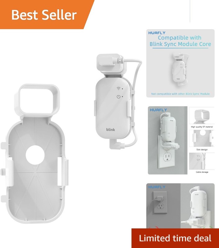 Compact Wall Mount for Blink Sync Module Core – Easy Installation, No Mess