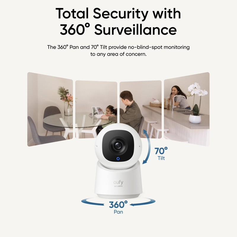 eufy Solo Indoor Cam C220 Wired 2K AI Security Camera (FREESHIP) gallery