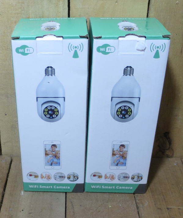 WiFi Ptz Bulb Camera 3 MP Smart Camera, T-CP8040LF-W3M – 2 CAMERAS