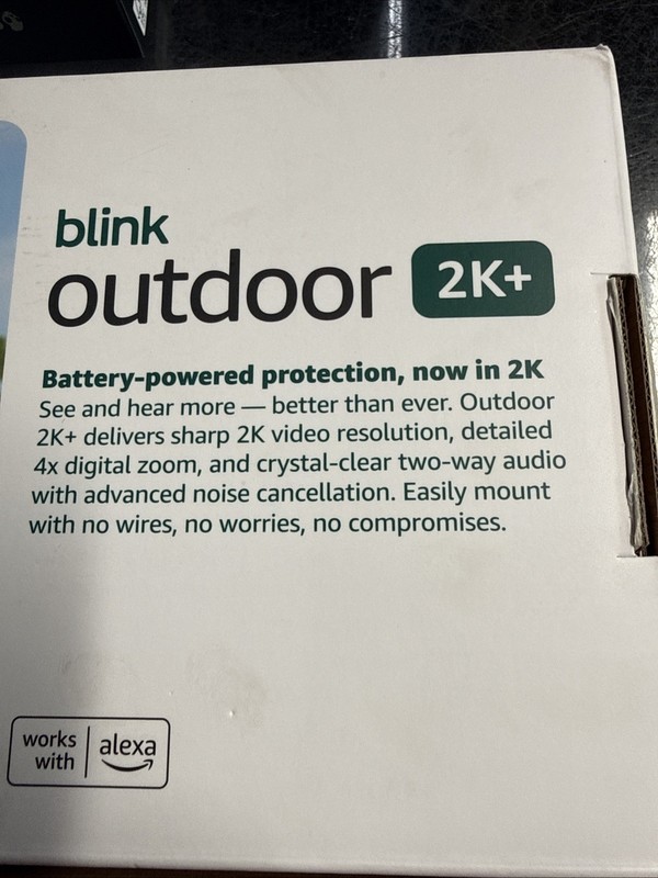 Blink Outdoor 2K+ Wireless Smart Security 5 Cameras & Module Core ⭐ NEW ⭐ SEALED gallery