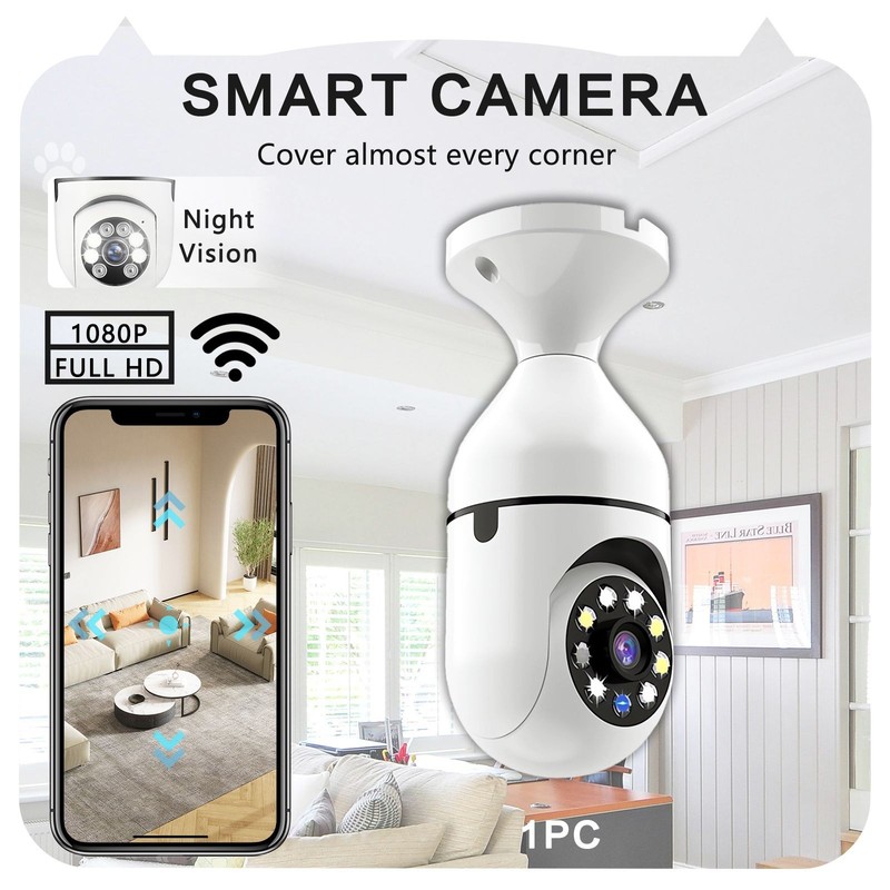 Outdoor Wireless HD Security Cameras - 2 Pack with 360° Panoramic View gallery