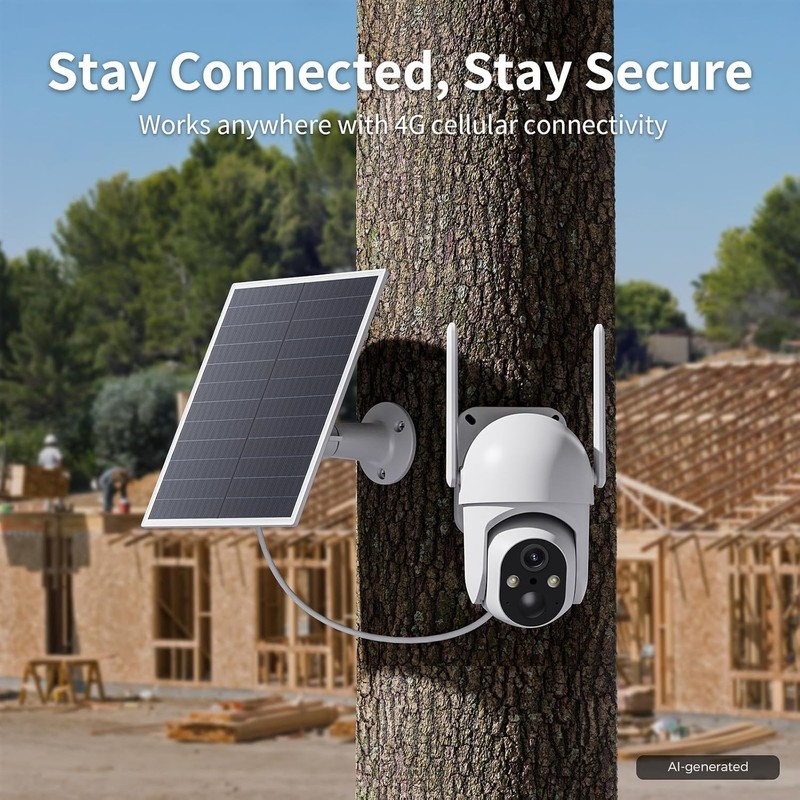 Outdoor Farm Security Cameras, 2K Night Vision - 2 Pack gallery
