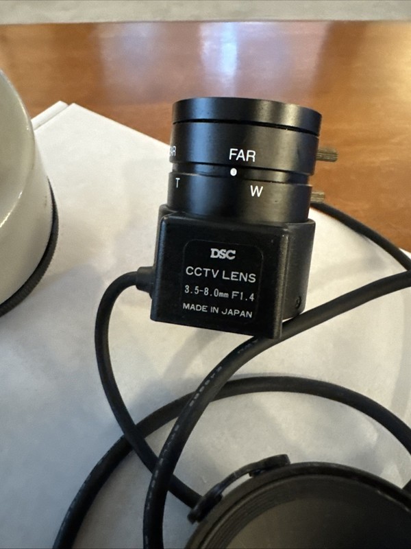 Lot Of 3 Wired CCTV Lenses For Surveillance Cameras Untested gallery