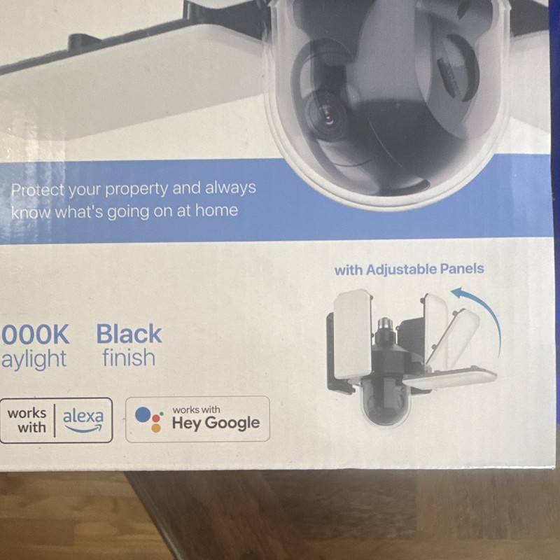 Feit Electric Smart Panel Light Camera Wi-Fi 1080p Pan/Tilt Night Vision Audio gallery