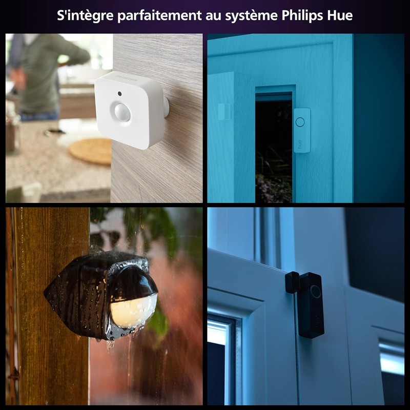 Philips Hue Secure Smart Video Surveillance Camera for Outdoor or Indoor, Wired gallery