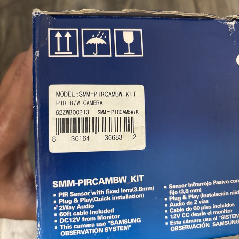 Samsung SMM PIRCAMBW-KIT B&W Camera Kit Sensor Security Camera gallery