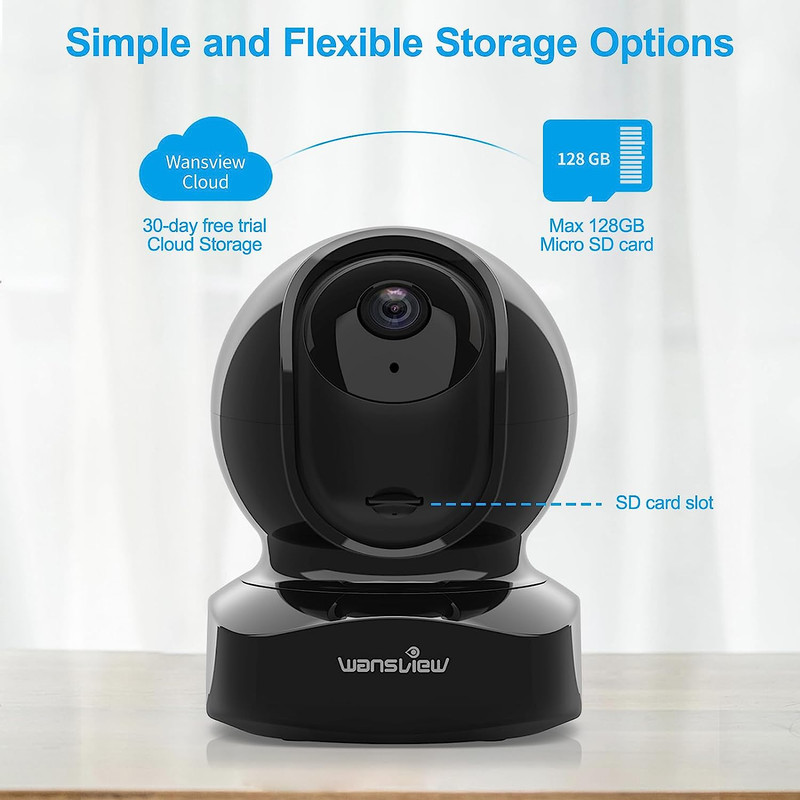Wansview Wireless Security Camera IP Camera 1080P HD WiFi Home Indoor Camera 2 gallery