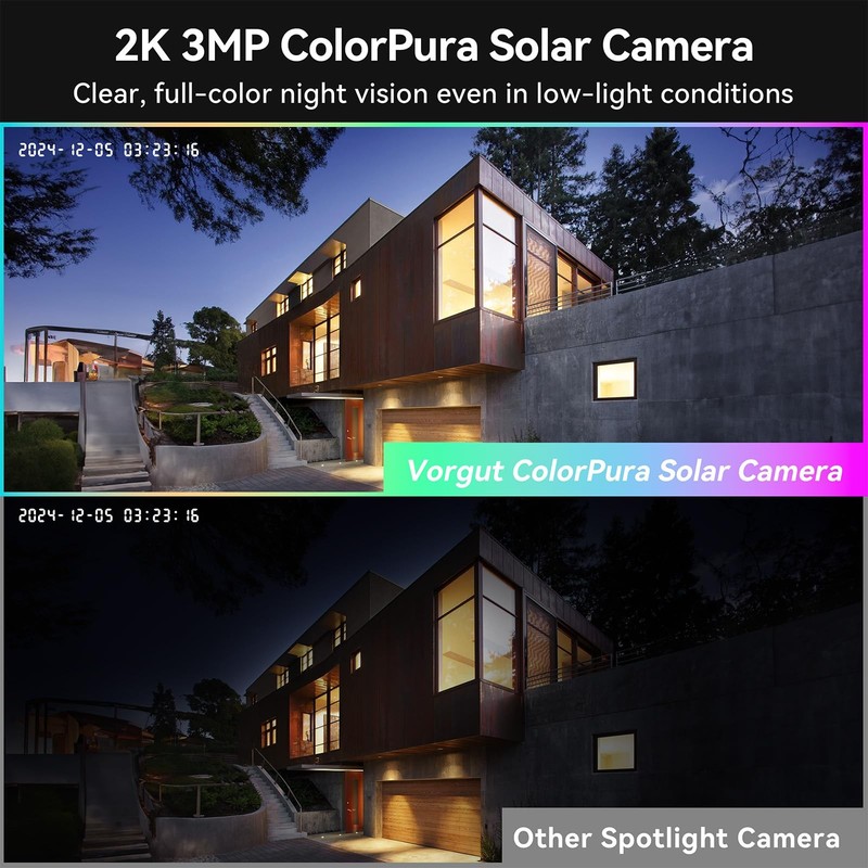 Solar Security Cameras Wireless Outdoor with 10'' Monitor, 4pcs 2K Solar Powe... gallery