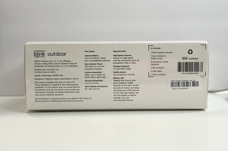 Blink Outdoor Security Camera - 3rd Gen - Battery Powered NIB -Weather Resistant gallery