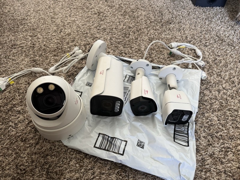 Set Of 6 Oculus 5MP PoE Vandal Dome IP Security Camera 2.7-13.5mm Varifocal Lens gallery