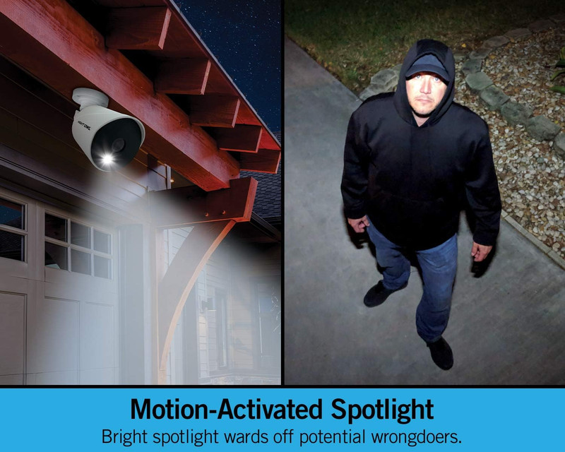 1080P HD Wired Indoor/Outdoor Add-On Cameras with Built-In Motion-Activated Spot gallery