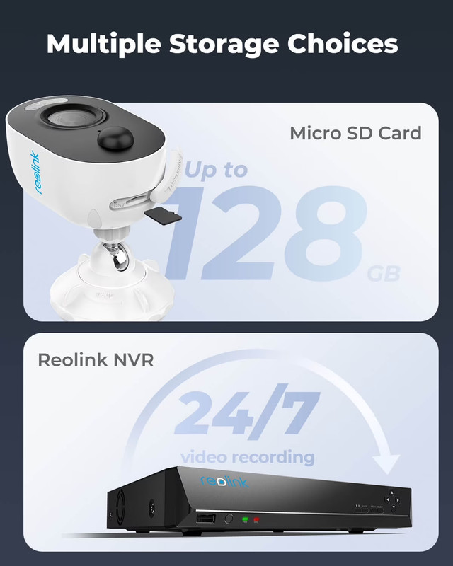 4MP Outdoor/Indoor Wifi Security Camera with Spotlight, Color Night Vision, 2-Wa gallery