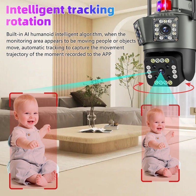 Camaras De Seguridad Para Exterior WIFI Inalambrica Con Vision Nocturna y Audio gallery