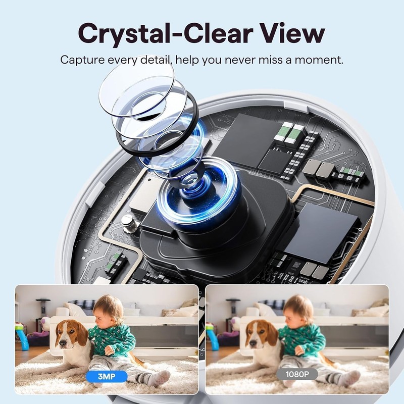 24/7 Cloud & Local Recording Security Camera - 2K, Night Vision, Two-Way Audio gallery