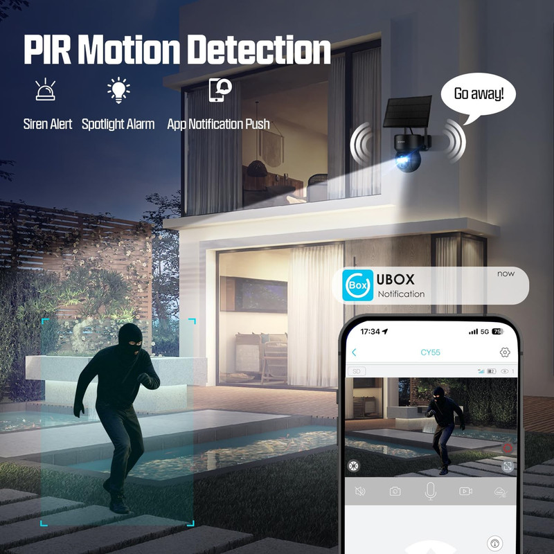 Security Camera Wireless Outdoor, 4G Security Camera with Built-In SIM Card | Ou gallery