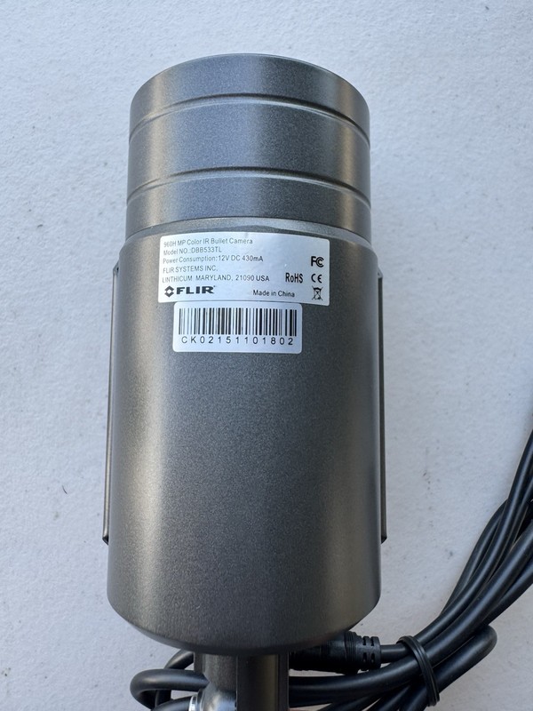 Flir DBB533TL 900TVL 960H EXmor MP Bullet 3.6mm 90ft Smart IR IP66 12V gallery