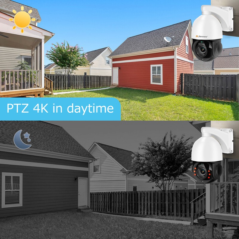 4K POE IP Security Camera 30X Zoom Two Way Audio AI Detection Night Vison 358ft gallery