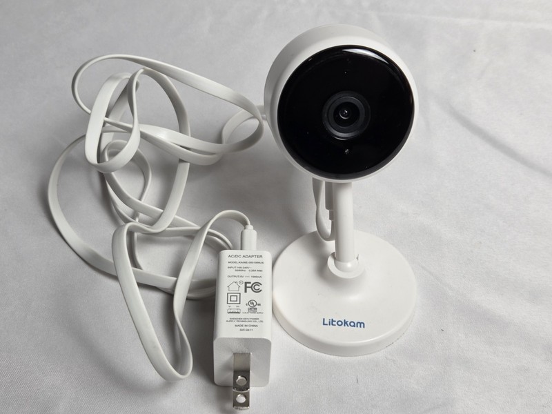 Litokam C1 Indoor Camera-3x Zoom -Night Vision-2Way Audio-Motion Detection