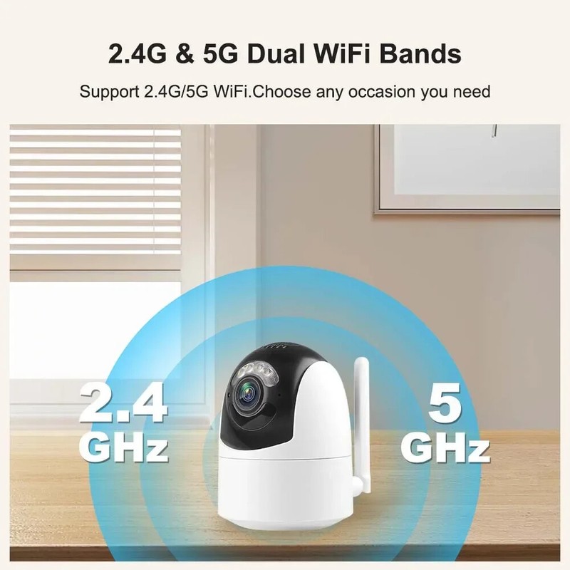 2K 4MP HD Camera 5G WiFi PTZ Security Automatic Tracking Surveillance CCTV NVR gallery