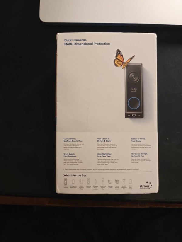 Eufy Security Video Doorbell E340 2K Wired/Wireless Dual Cameras gallery