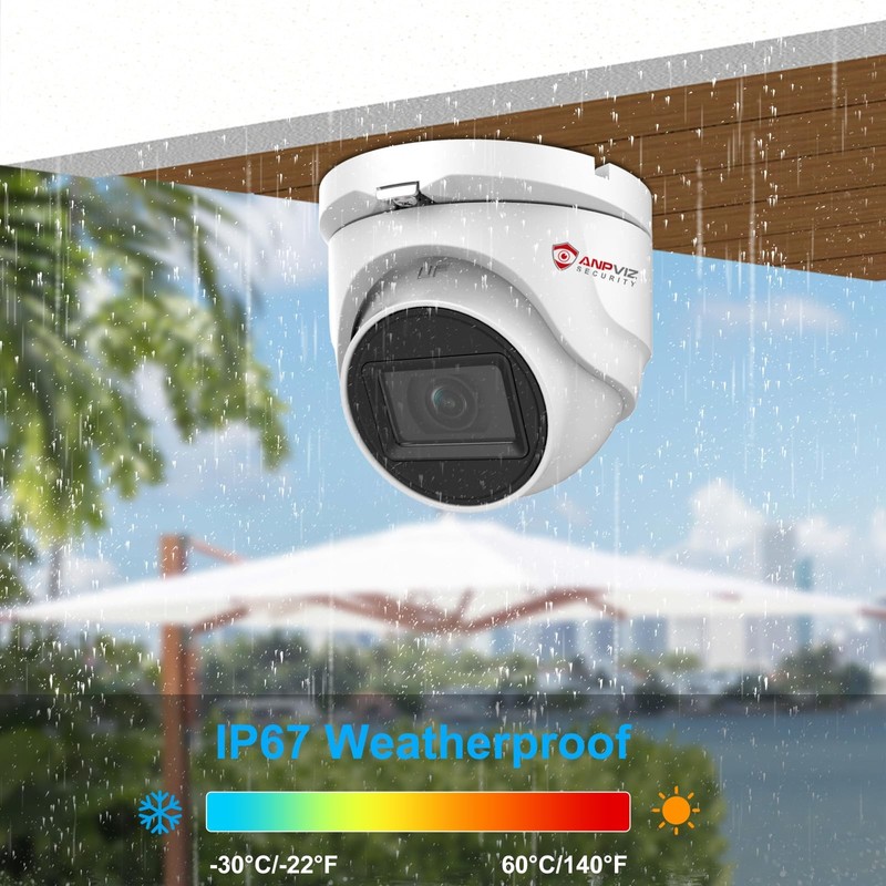 5MP Analog CCTV Camera HD 4-in-1 (TVI/AHD/CVI/CVBS) Security Turret TVI Camer... gallery