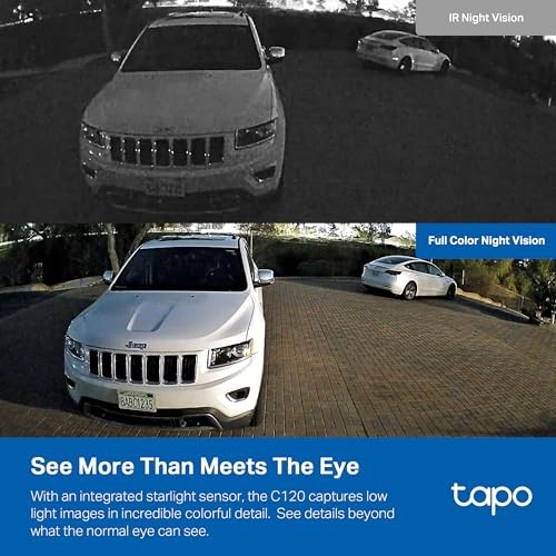 Tapo C120 2K+ Indoor/Outdoor Security Camera, Color Night Vision, AI Detection gallery