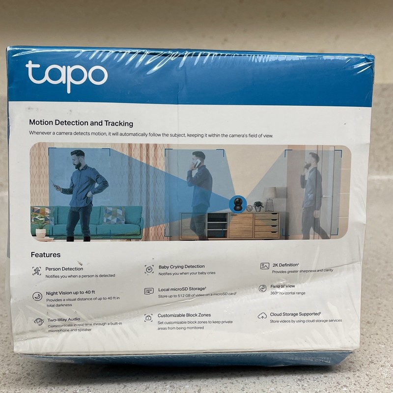 Tapo C211 2K Indoor Pan/Tilt Wired Security Camera Night Vision 2-Way Audio gallery