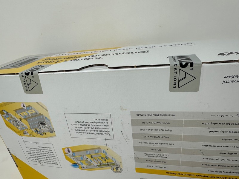 AXIS A8004-VE Network Video Door Station, NEW SEALED gallery