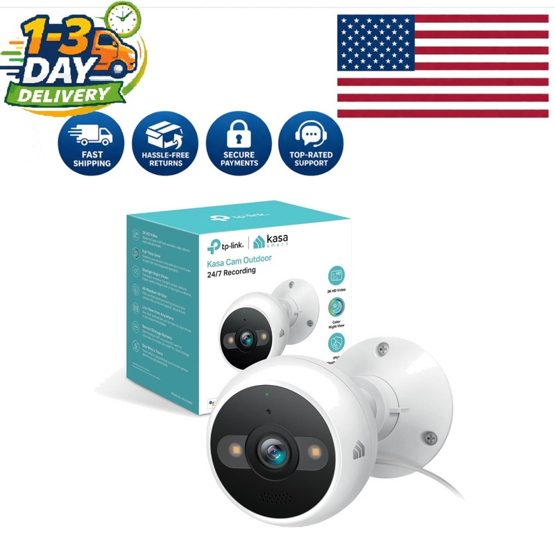 Kasa Starlight Color Night Vision Security Camera – Local Storage & Smart Alerts