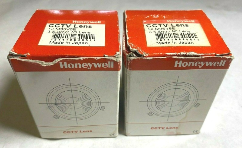 Honeywell HLM35V8E ~ 3.5-8mm Manual Iris CCTV Lens ~ Made in Japan ~ Lot of 2