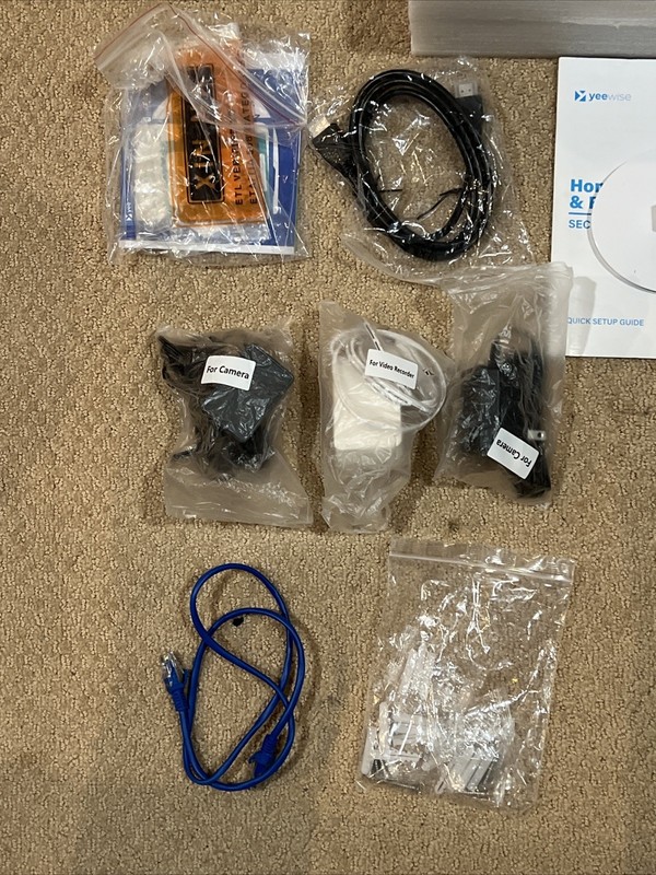 2K Wi-Fi 6 Wireless Security Camera System 12" Monitor Dual Lens Yeewise $370 gallery