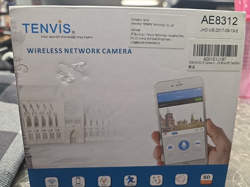 Tenvis Wireless HD IP Network Camera AE89312 gallery