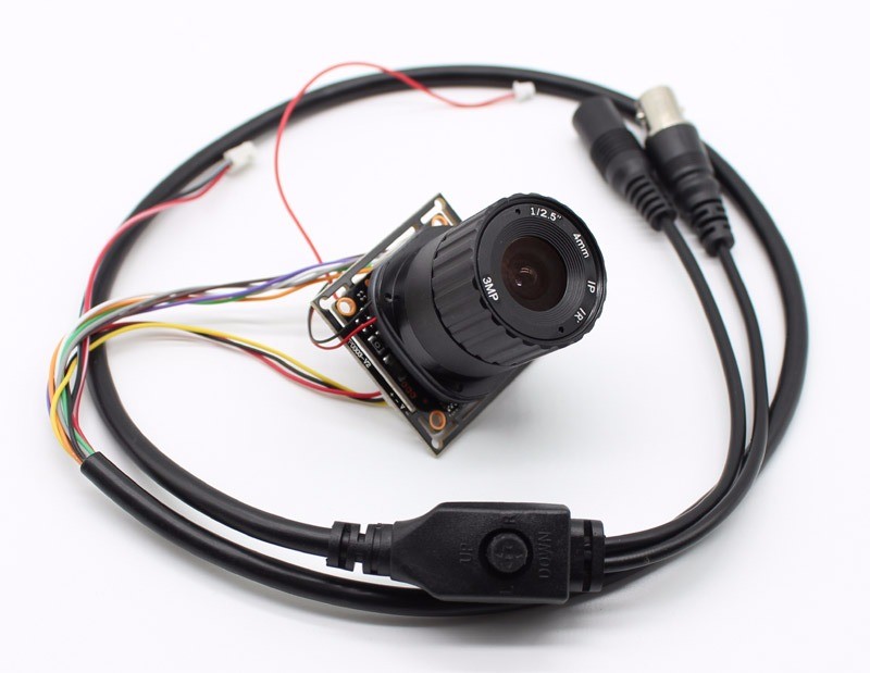 HD 1080P 2mp AHD TVI CVI 3 in 1 CCTV Camera Module CMOS PCB board UTC + CS lens