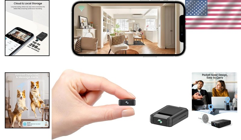 Mini Camara Espia Oculta 4K ULTRA HD Cámara Espía Inalámbrica Pequeña Oculta gallery
