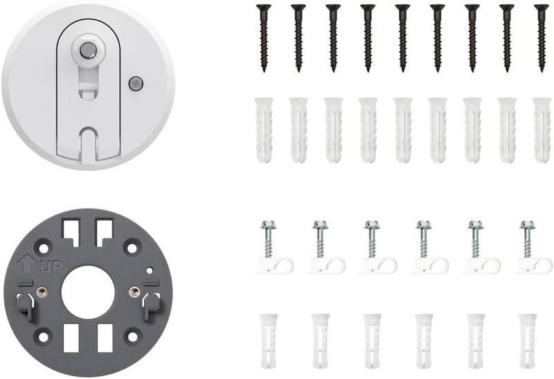 Spare Parts Kit for Outdoor Cam Plus (Plug-in), White