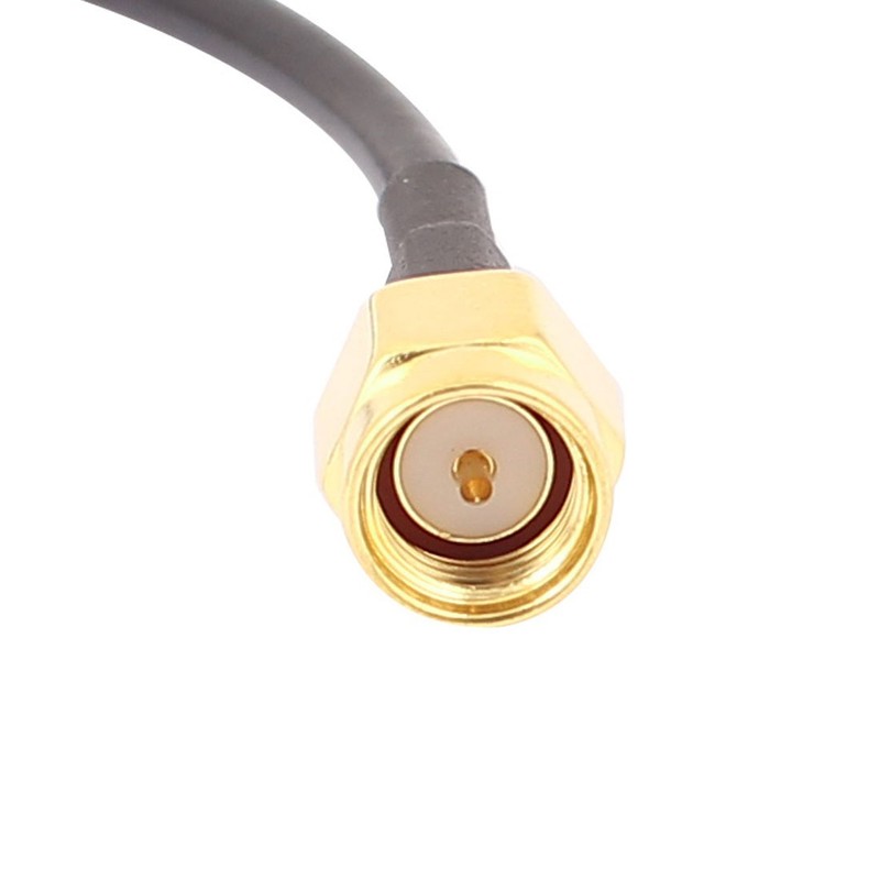 MCX-JW Male to SMA-J Male RG174 Coaxial Cable Pigtail 15cm gallery
