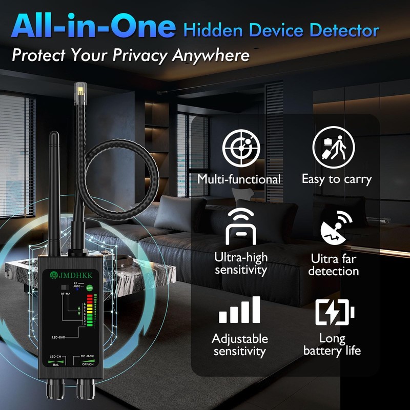 M8000 Hidden Camera Detector, Gray gallery