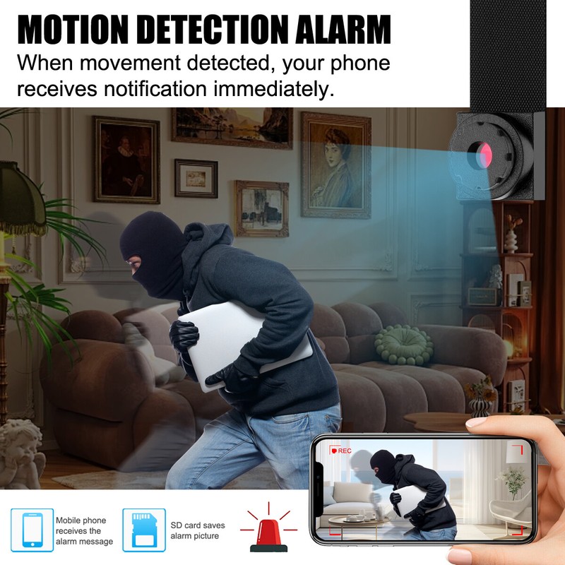 Wireless WiFi Mini Camera DIY Security Recorder 1080P DVR Micro Recorder HD Cam~ gallery
