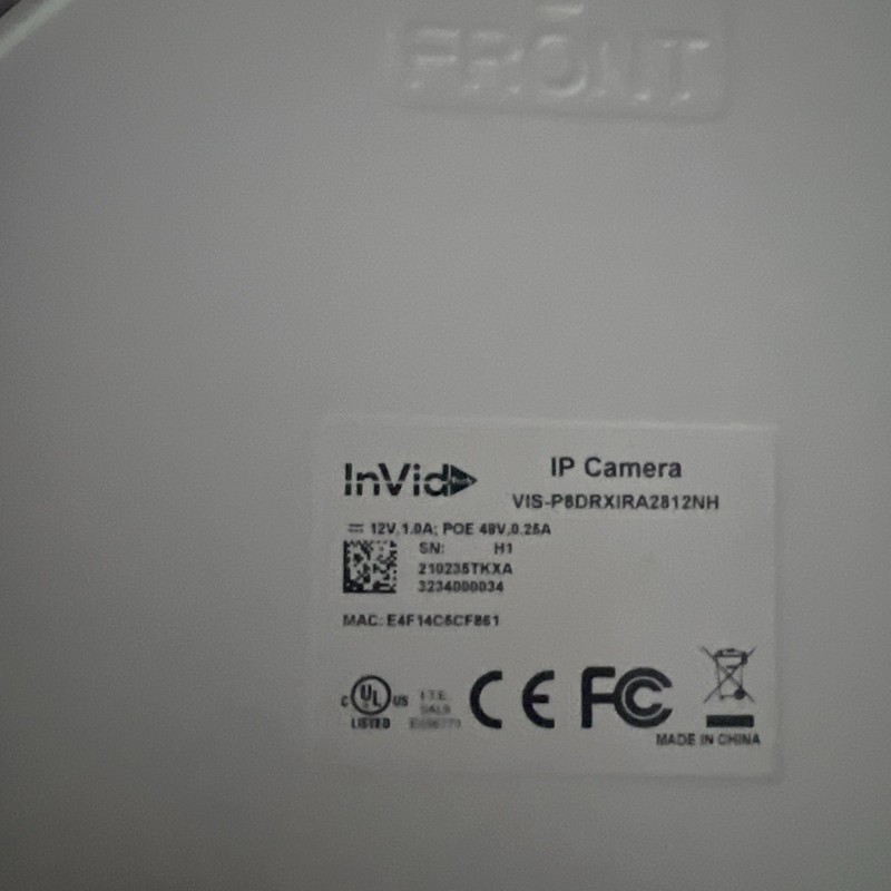 InVid PAR-P8DRXIR28NH-AI 8MP IR WDR Outdoor PoE Dome Camera – Crystal Clear gallery