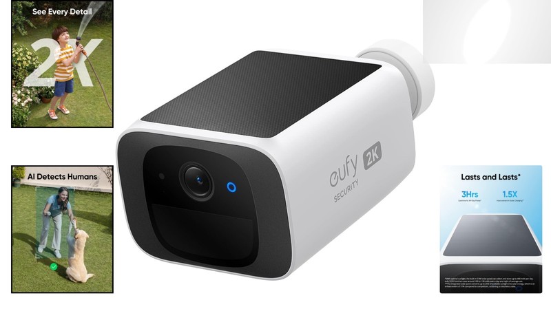 SoloCam S220 Solar Security Camera: 135° FOV, Easy Setup & Surveillance Anywhere gallery