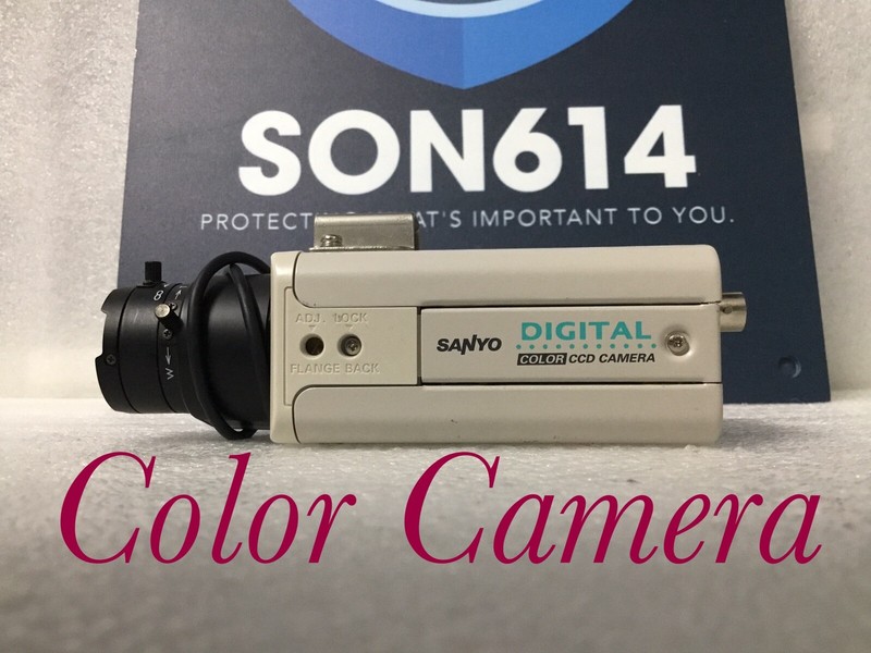 Sanyo VCC-6594 Security Color Camera W/ 520TVL 3.5~8mm CCTV Surveillance TESTED! gallery