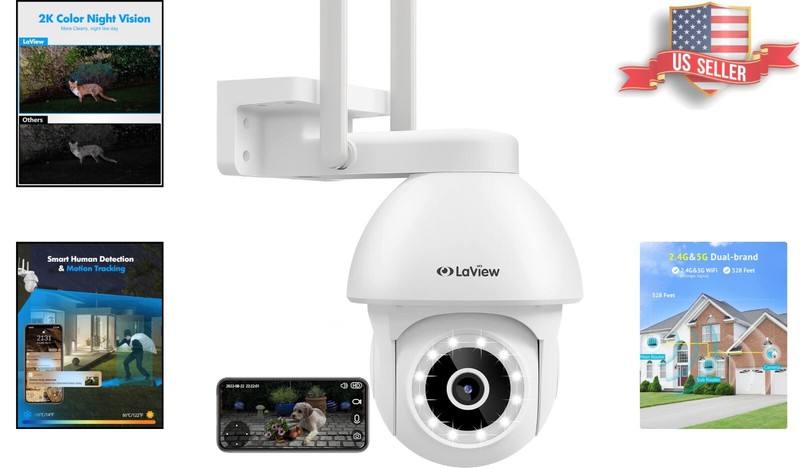 AI Human Detection 4MP Security Camera – Smart Home Surveillance Solution gallery