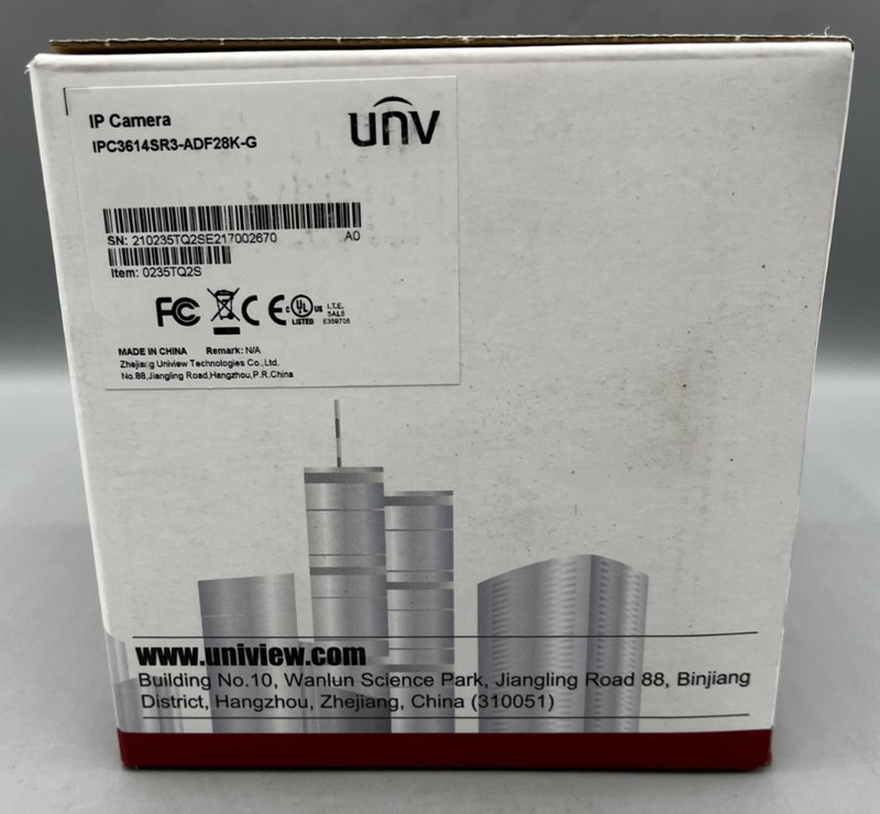 UNV IPC3614SR3-ADF28K-G 4MP HD IR IP67 NDAA Audio IP/Network Camera Brand NEW gallery